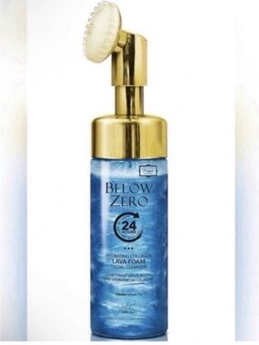 Below Zero NIP Glacier Ice Oil Control Lava Foam Cleanser W/Brush Head